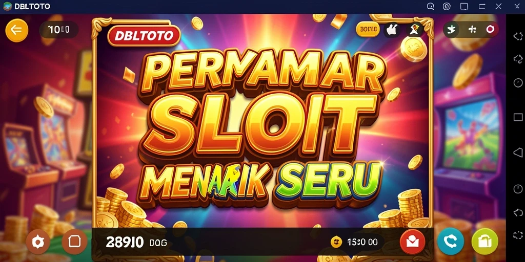 Tampilan gameplay seru dan menarik dari DBLTOTO.