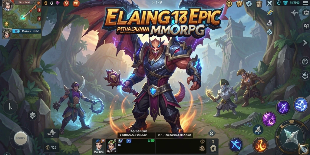 Gameplay menarik dari ELANG178 di dunia MMORPG yang luas.