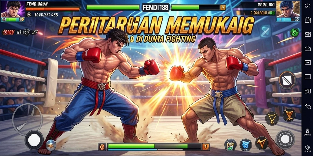 Tangkapan layar gameplay FENDI188 yang menampilkan aksi pertarungan yang seru.