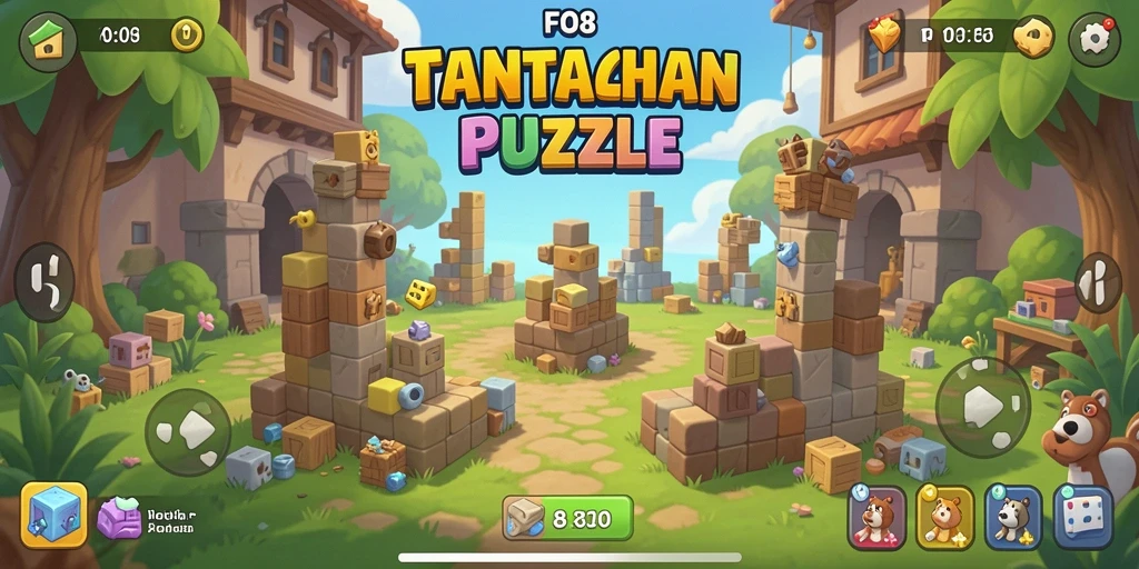 Tampilan gameplay menarik dengan tantangan puzzle yang menantang.