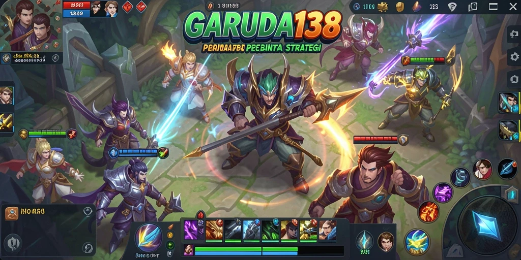 Tampilan gameplay GARUDA138 yang mendebarkan di arena pertempuran.