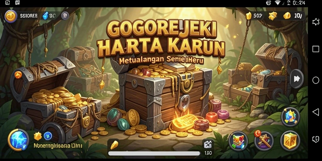 Screenshot gameplay GOGOREJEKI menampilkan suasana petualangan yang menegangkan.