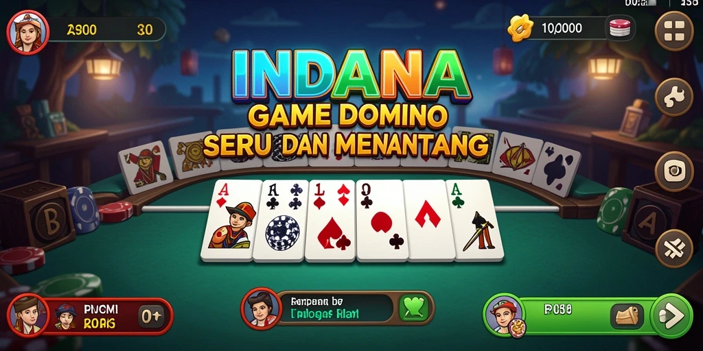 Tampilan menarik dari gameplay INDAAA yang seru dan kompetitif.