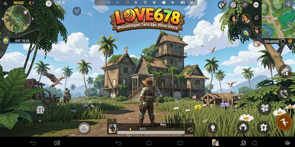 Tampilan menarik dari gameplay <strong>LOVE678</strong> saat menjelajahi dunia terbuka.