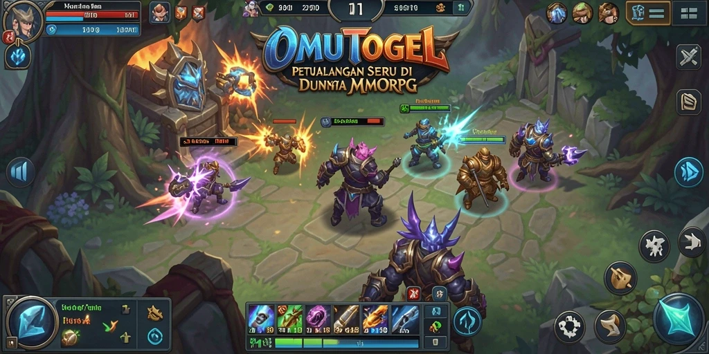 Gameplay memukau dalam <strong>OMUTOGEL</strong> dengan pertempuran dan eksplorasi.