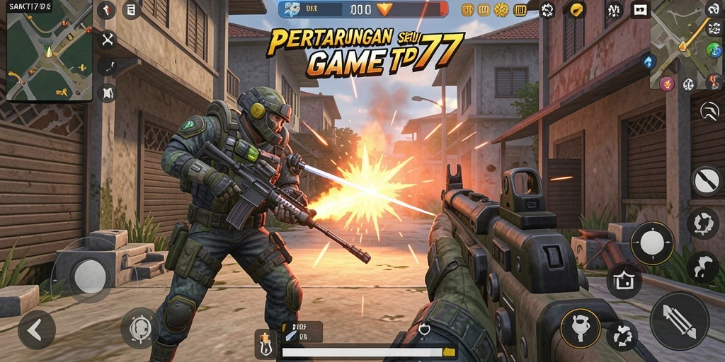 Gameplay seru dengan aksi tembak-menembak yang mendebarkan.