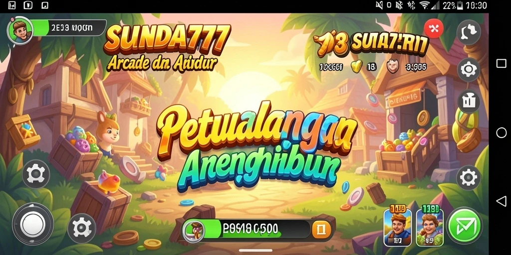 Gameplay SUNDA777 yang penuh aksi arcade dan tantangan seru.