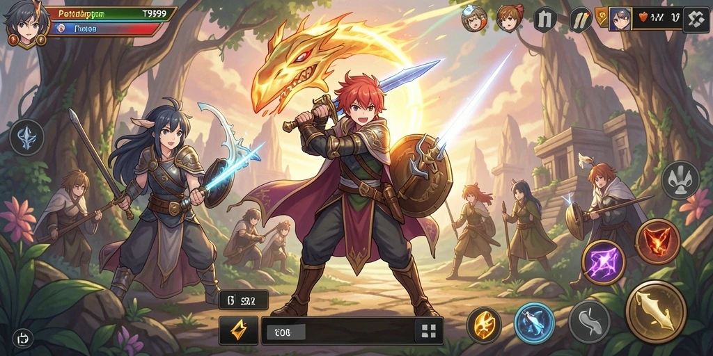Tampilan gameplay T9999 yang menarik dan penuh aksi.